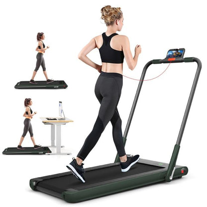 3-in-1 Folding Treadmill with Smart App and LED Display