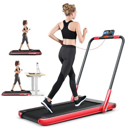 3-in-1 Folding Treadmill with Smart App and LED Display