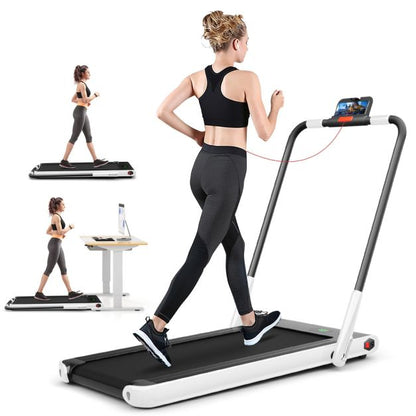 3-in-1 Folding Treadmill with Smart App and LED Display