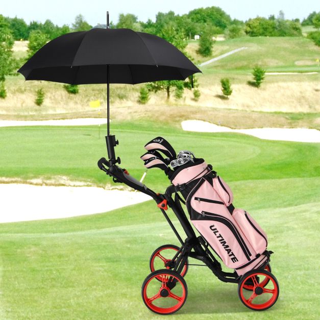 4 Wheels Aluminum Golf Push Pull Cart