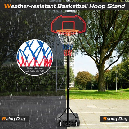 Basketball Hoop for Kids with 5-Level Heights for Indoor & Outdoor