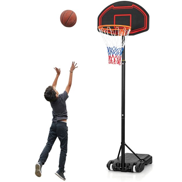 Basketball Hoop for Kids with 5-Level Heights for Indoor & Outdoor