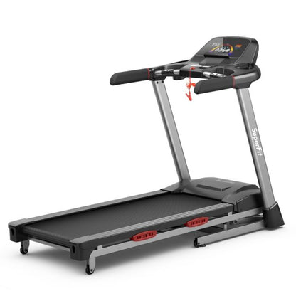 4.75HP Folding Treadmill with 15% Auto Incline for Home & Gym