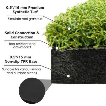 1.5 m x 1 m Golf Hitting Mat with Synthetic Turf