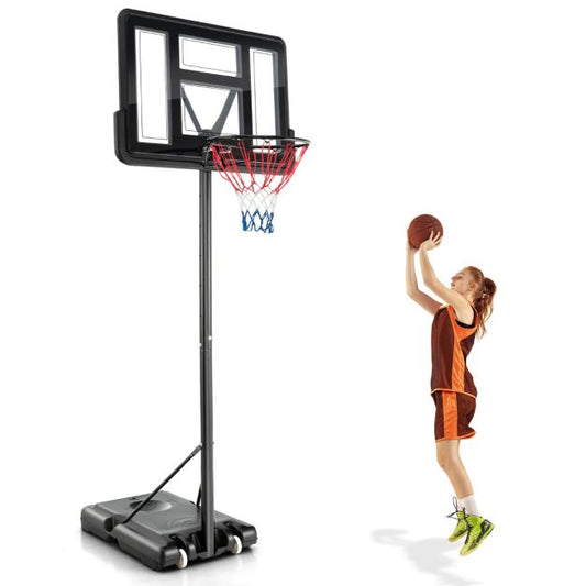 130-350cm Height Adjustable Basketball Hoop with 2 Nets