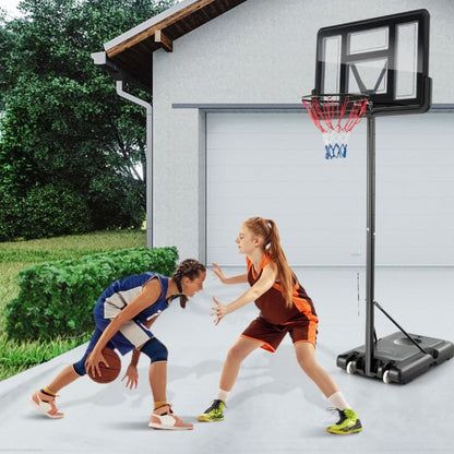 130-350cm Height Adjustable Basketball Hoop with 2 Nets