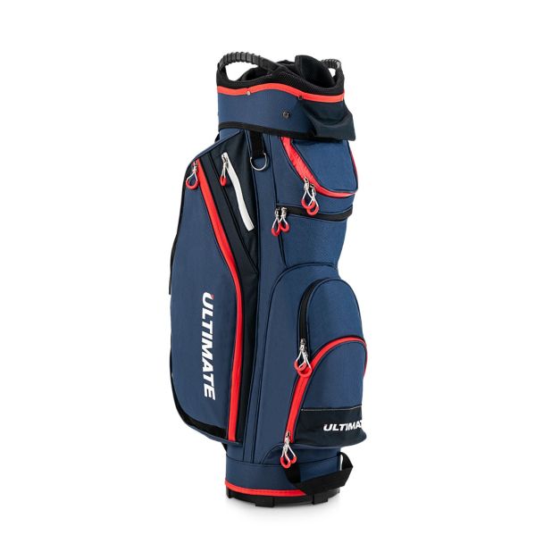 Lightweight & Large Capacity Golf Cart Bag with Beverage Cooler Bag