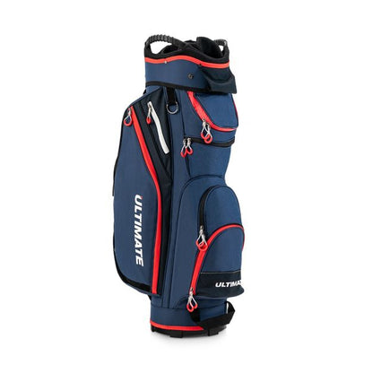 Lightweight & Large Capacity Golf Cart Bag with Beverage Cooler Bag