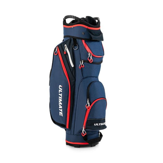 Lightweight & Large Capacity Golf Cart Bag with Beverage Cooler Bag