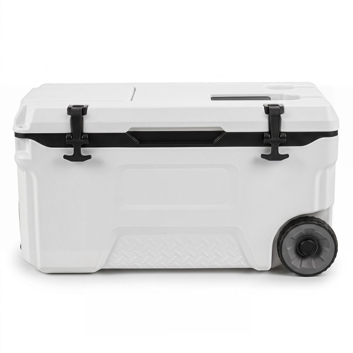 50 L Insulated Hard Cooler with Wheels and Handles for Camping Fishing